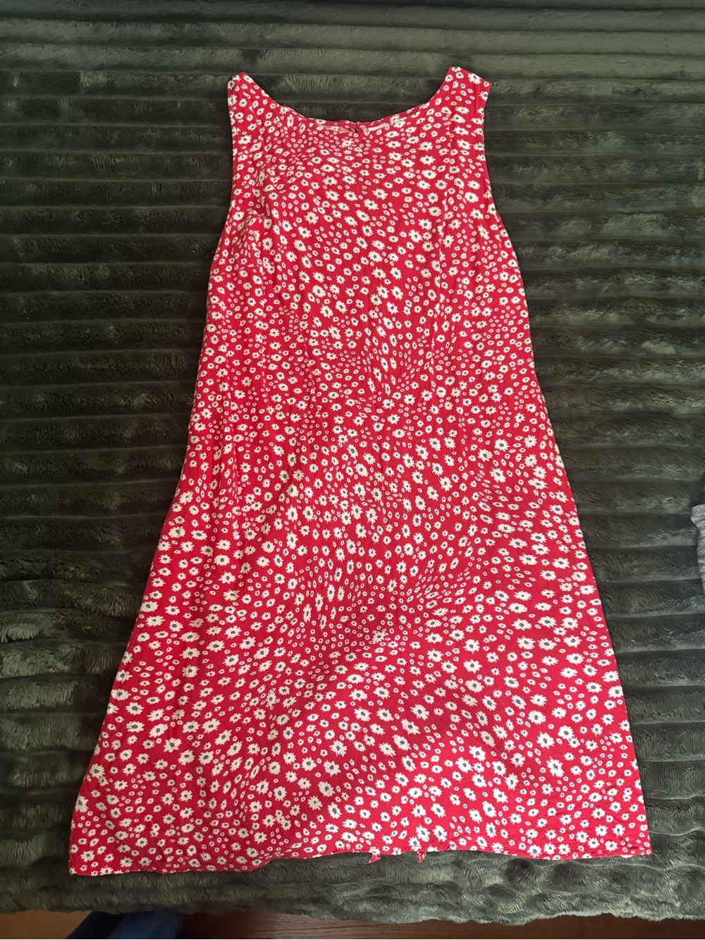 Gap Red Floral Sleeveless Dress